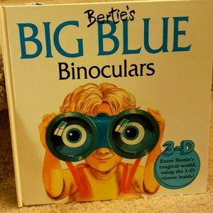 Book Bertie Big Blue Binoculars kids age 4 to 10